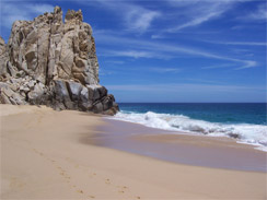 Strand en rotspartij Los Cabos