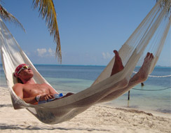 Lekker relaxen op het strand in Tulum